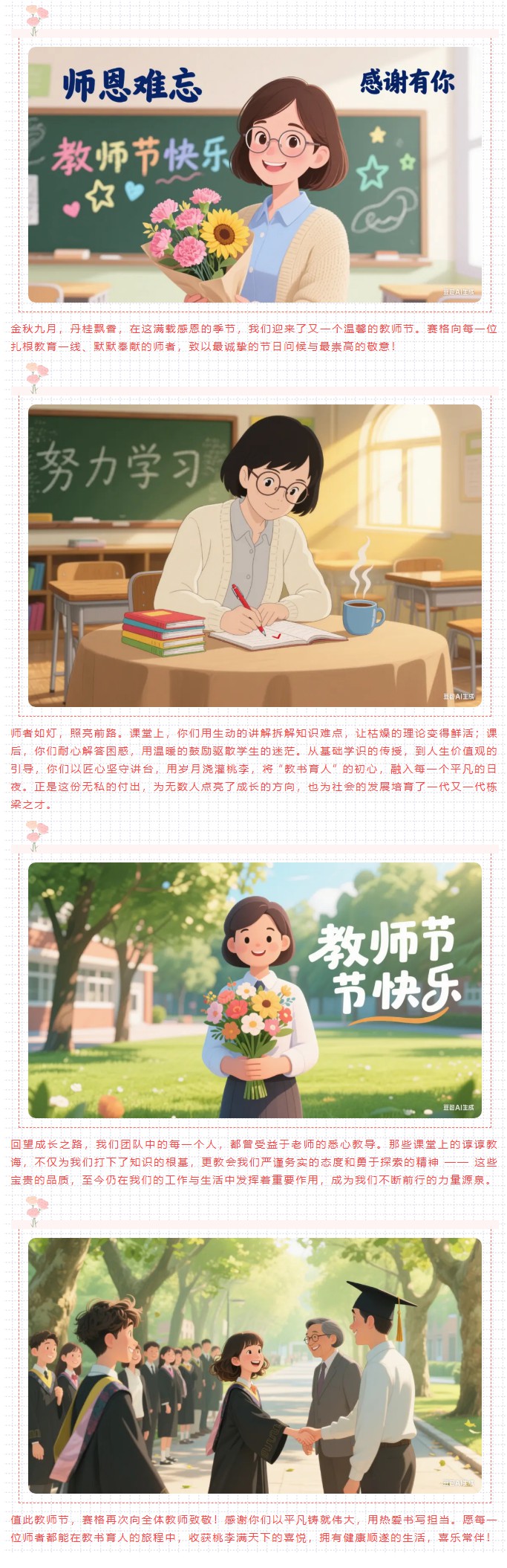 感恩有您 照亮前行 — 祝老師們節(jié)日快樂！_副本